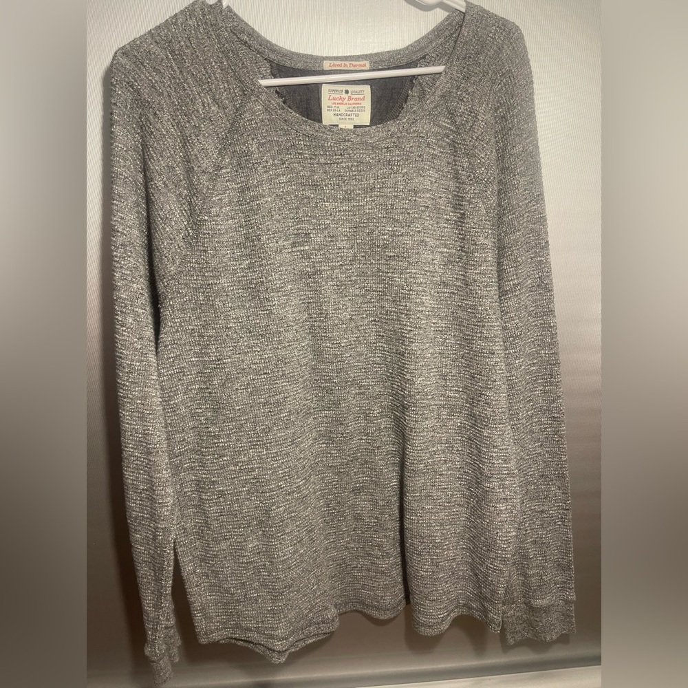 Men’s Lucky Brand gray Thermal long sleeve